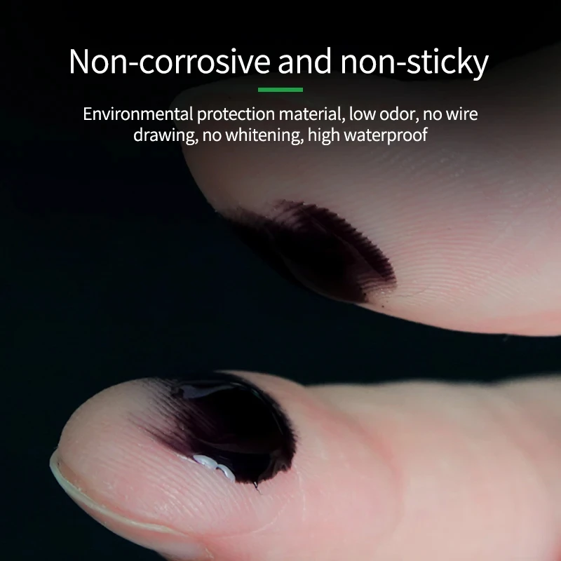 Phone Repair Glue 50ML Transparent Black High Elasticity Adhesive Liquid For Phone Frame LCD Screen Back Cover