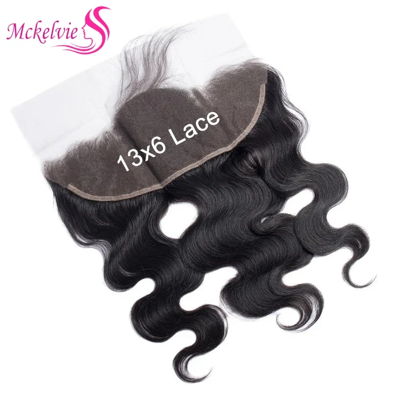 13x6 Lace Frontal Body Wave Human Hair Brazilian Remy 100% Human Hair For Woman Transparent Lace Pre Plucked Hairline Baby