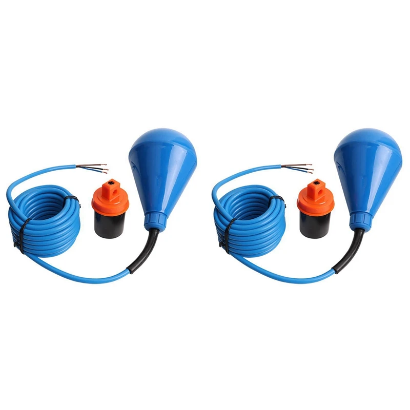 

2 х Поплавковый выключатель для сточных вод, подвешенных твердых веществ и вязких жидкостей (длина линии 4 метра)