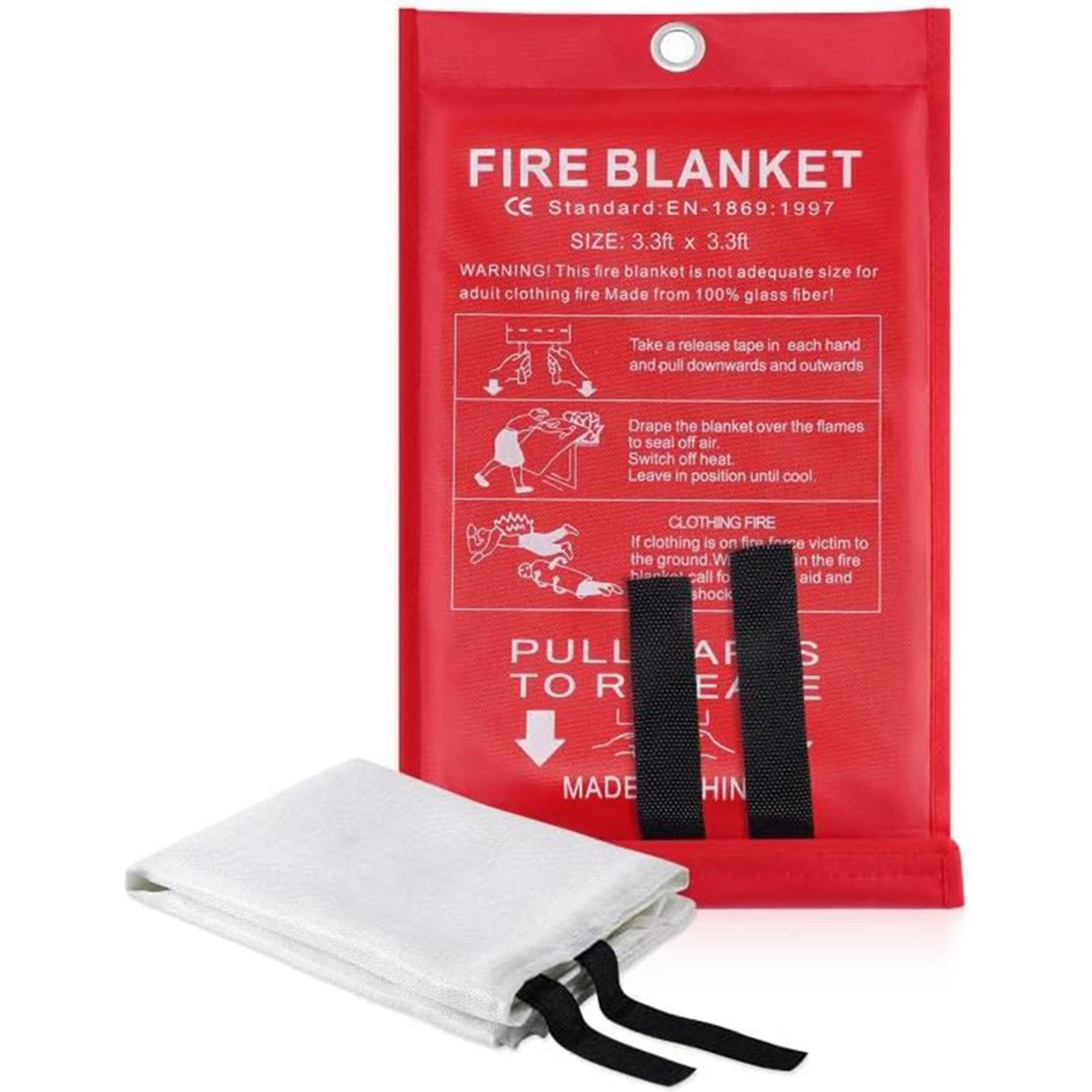 

Reliable Fire Blanket Fiberglass Material Non Corrosive and Non Burning Provides Peace of Mind in Critical Situations