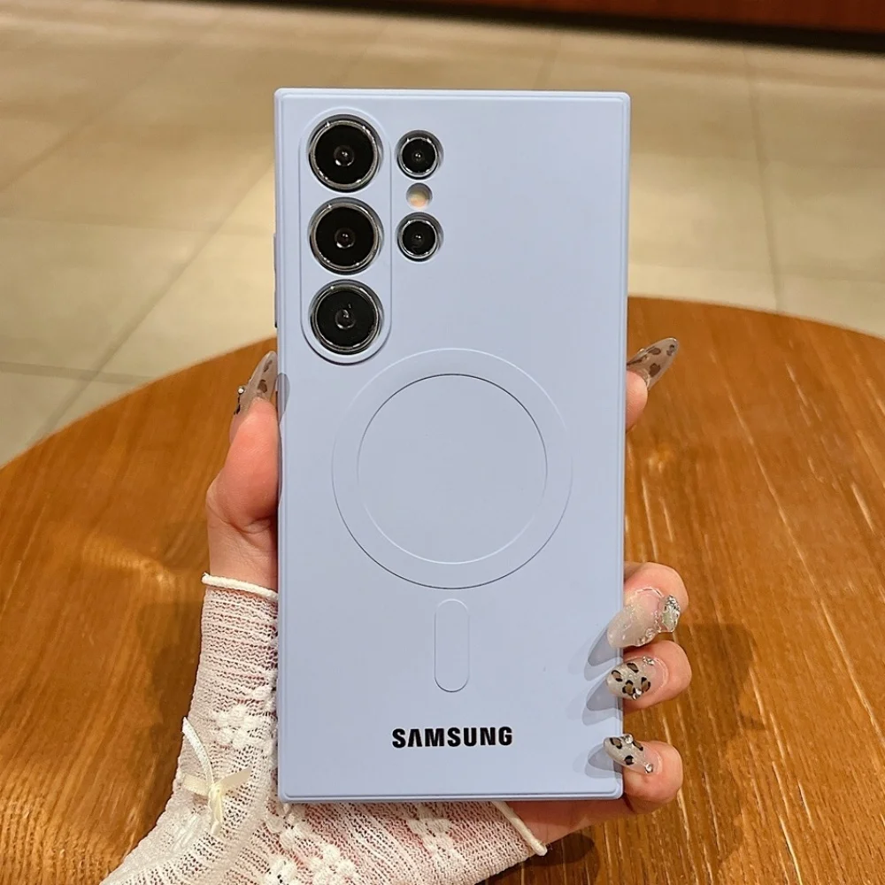 Enhanced Magnetic Silicone Case with Lens Protection - Soft Cover