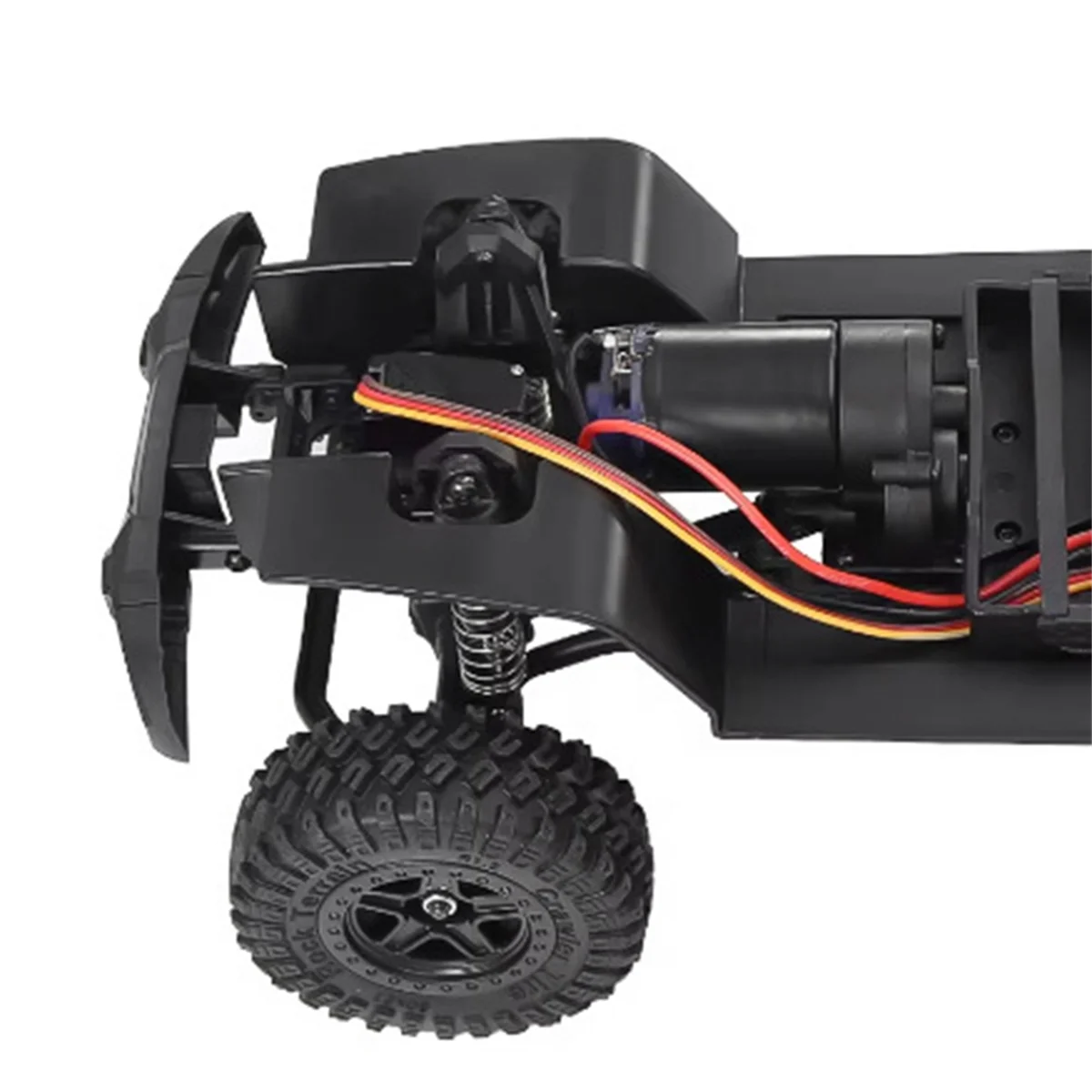 Wheelbase Assembled Frame Chassis Front Rear Axles Gearbox 155mm 6.10inch for TRX4M 1/18 AX-8560