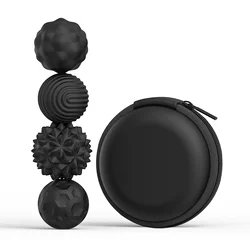 Magnetic Stress - Relief Fidget Balls - Soothing Sensory Toy (4pcs black)