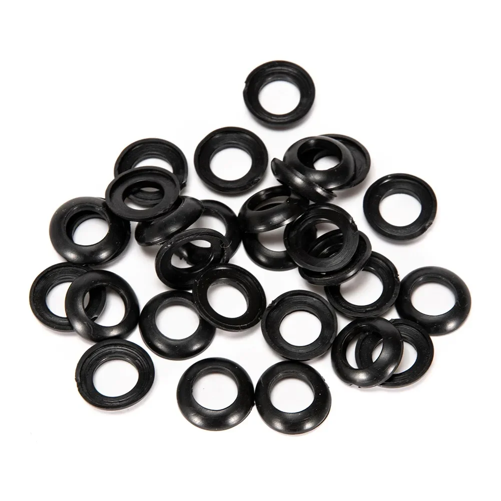 Fishing Rod Tool 20pcs/Pack Fishing Rod Building Elastic Winding Check Dress Ring Trim Adapter Rubber Winding Pesca Iscas Fish Tackle Accessories