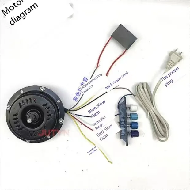 220V 12/14/16/20 Inch Industrial Floor Fan Motor Parts Pure Copper Motor Floor Fan Ground Accessories