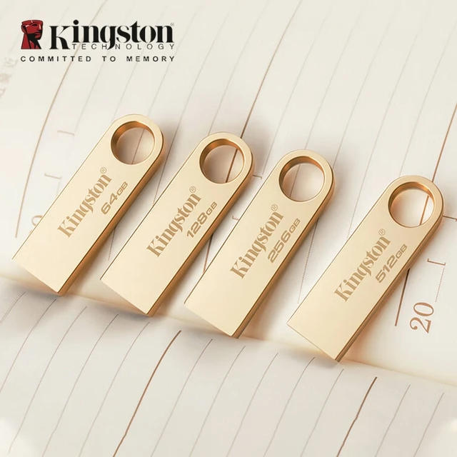 Kingston High Speed Metal USB 3.2 Flash Drive for TV Car Max 220Mb/s Read 100Mb/s Write Flash Pen drive USB Disk Pendrive Stick 1