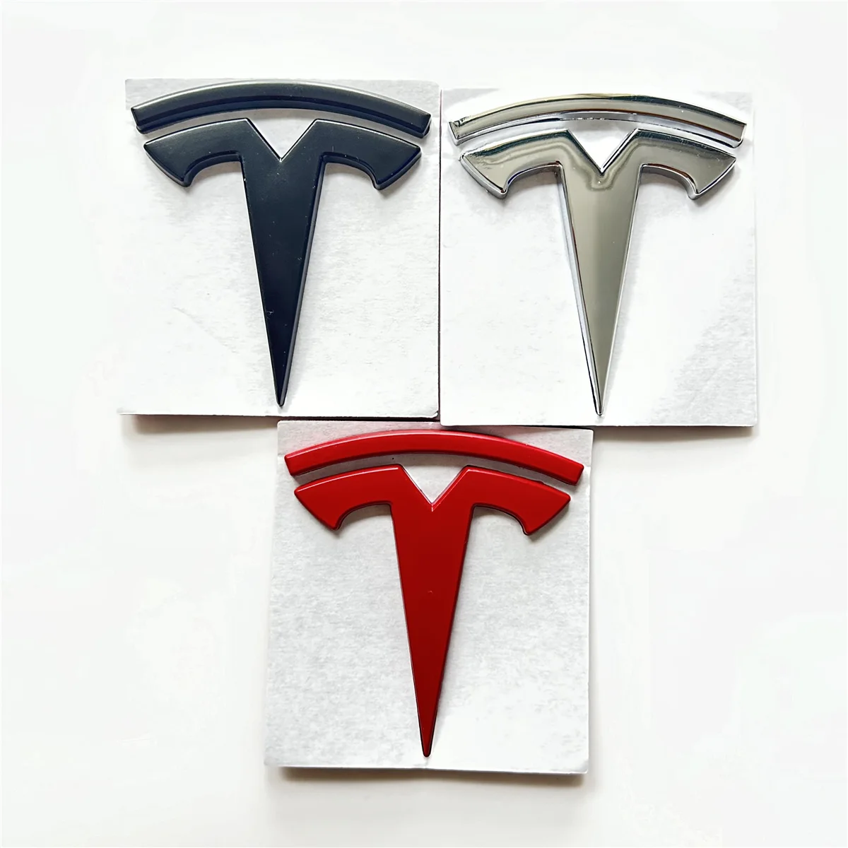 Suitable for Tesla metal car stickers, refit side stickers, 3D personalized creative rear stickers For Tesla X S 3 Y