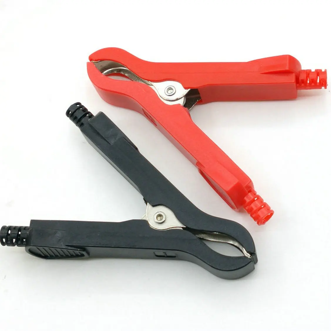 30A Insulated Crocodile Clip Low Voltage Wire Lead Test Alligator Clamps 2pcs alligator clips test hooks clips test clip electric test clamp electrical clamp