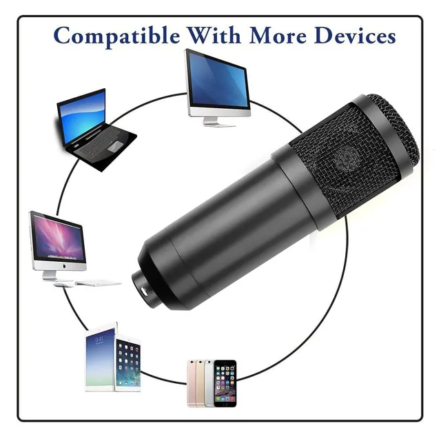 전문적인 녹음과 방송을 위한 노래방 콘덴서 마이크