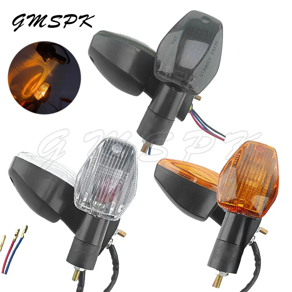 2 Pcs Motorcycle Turn Signal Light Indicator Flasher Lamp For HONDA Cb400 Sf Cb 1300 600 900 Hornet Cbr Rr 1100xx 600f Cbr 125r I560360788 - View #2