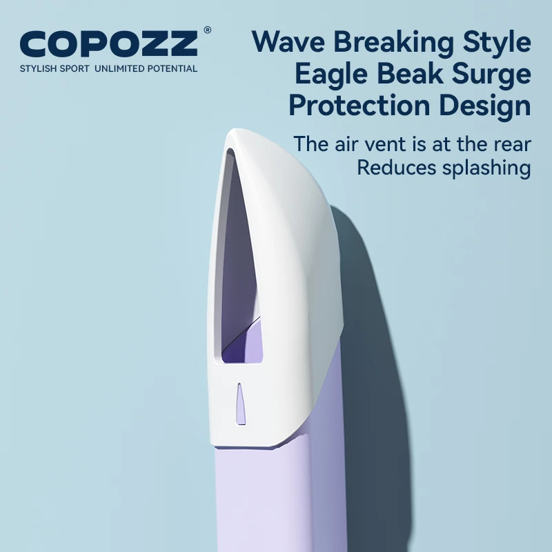 COPOZZ Front Head Swimming Training Snorkel Silicone Mouthpiece For Female Male Youth