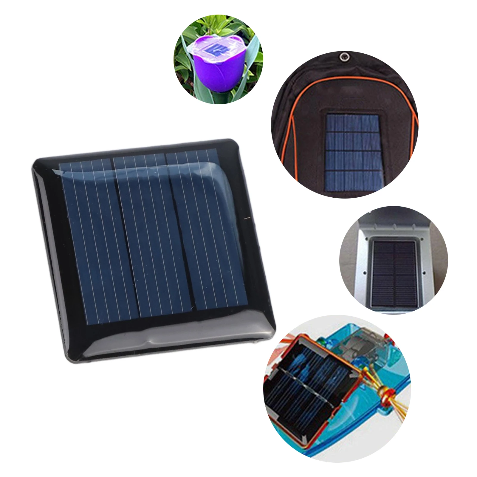 10 pezzi di mini pannelli solari da 1,5 V 60 mA 0,09 W 30 mm x 30 mm per progetti fai-da-te e piccoli dispositivi elettrici alimentati a energia solare