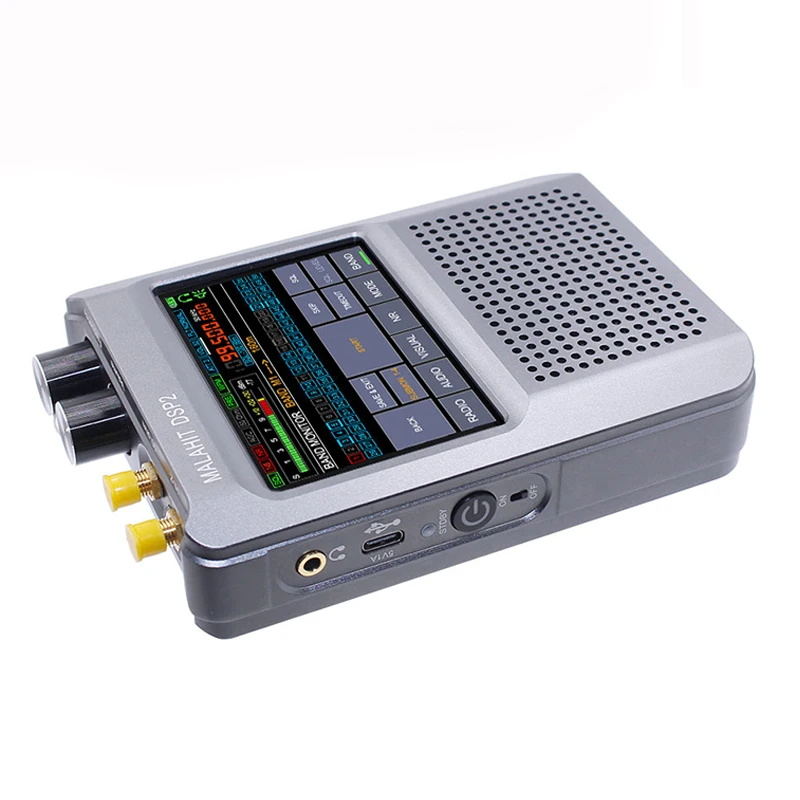 ラジオ受信機Malahit-DSP2 sdr,更新済み,10KHz-380mhz,404mhz