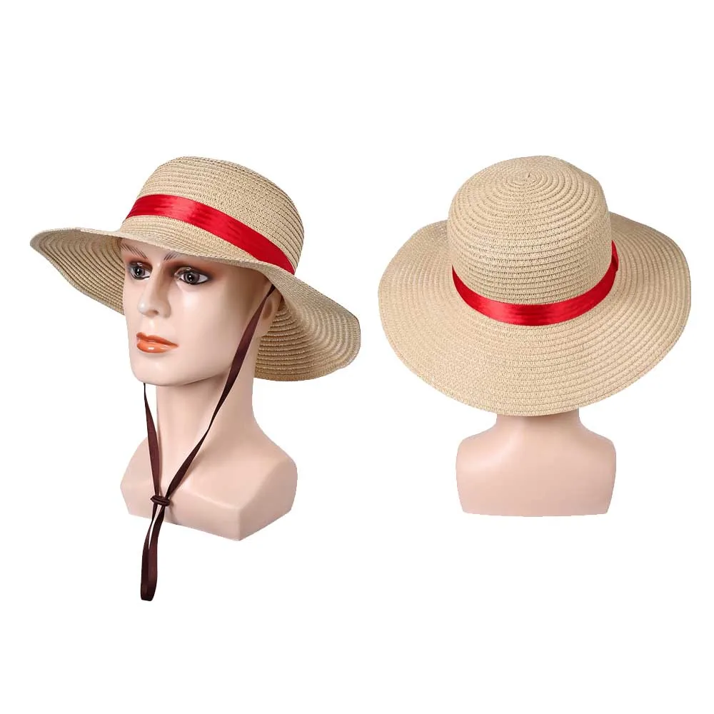 

Фэнтезийная соломенная шляпа Luffy для косплея реквизит для костюма прямая трансляция ТВ Косплей Аксессуары для взрослых на Хэллоуин маскировка Кепка наряды