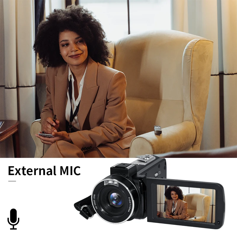 4K 56MP Home Travel Camera Camcorder Ultra HD Video Blog For