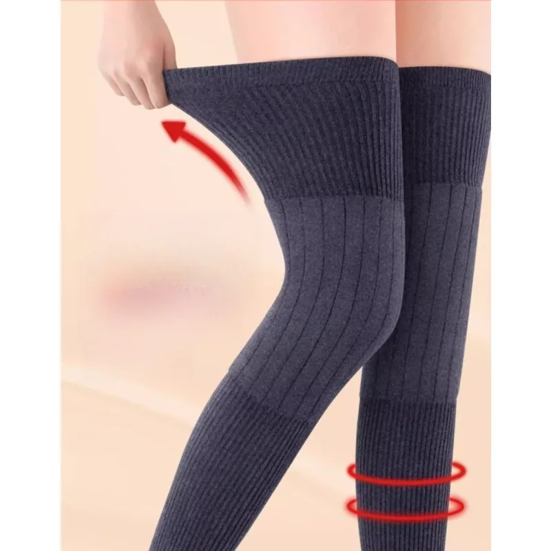 Thickened Fleece Cashmere Knee Warmers For Cold Legs Autumn And Winter Protection For Men And Women