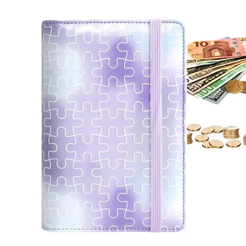 

Finance Planner Budget Tracker Financial Planner Portable A6 With PU Leather Cover Budgeting Book Waterproof Budget Planners