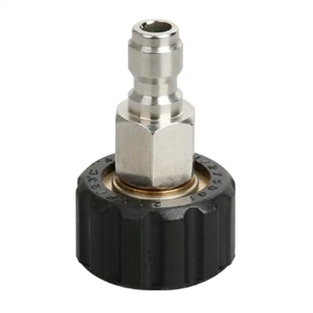 High Pressure Washer Quick Connector M22-14mm X 1/4 Quick Connect Adapter