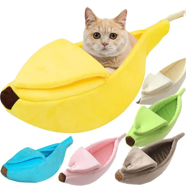Warm Banana Shaped Dog Cat Bed Cozy Basket Puppy Kittens Cushion Kennel Portable Pet Sleeping Mat Bed Cats Supplies Warm Banana Shaped Dog Cat Bed Cozy Basket Puppy Kittens Cushion Kennel Portable Pet Sleeping Mat Bed Cats Supplies