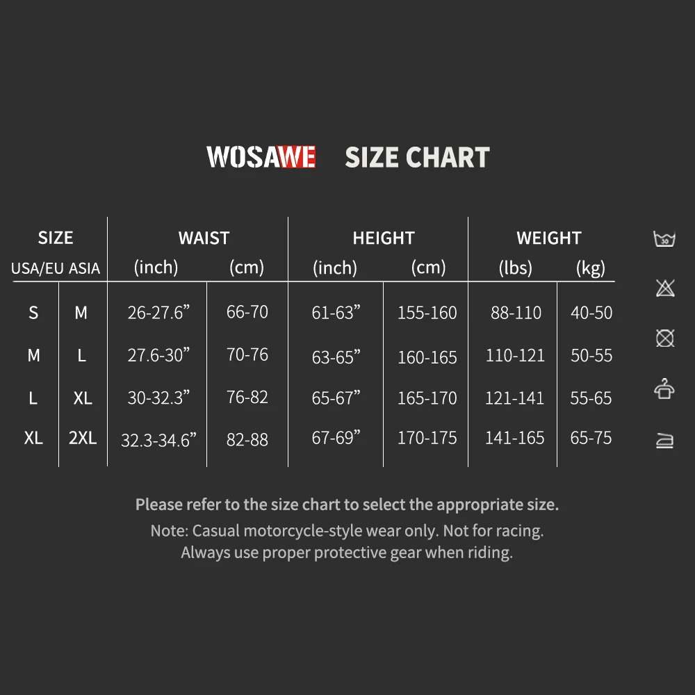 WOSAWE 여성 슬림 오토바이 바지 오프로드 야외 라이딩 바지 캐주얼 러닝 스포츠 바지 무릎 보호대 포함