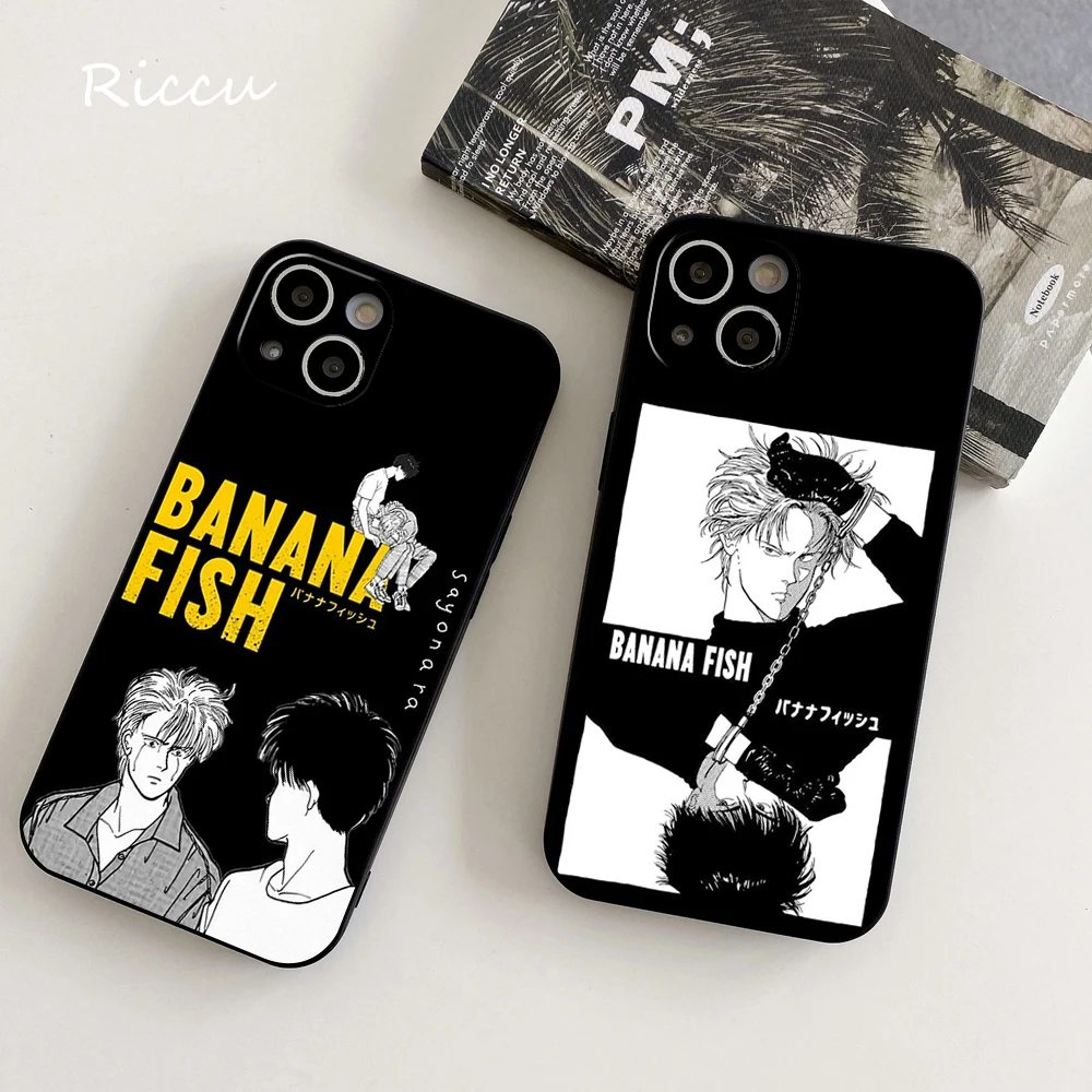 Per Iphone 14 Anime Banana Fish Custodia Morbida Per Iphone 14 11 12Pro 8 7 Plus X 13Pro Max Xr Xs Cover