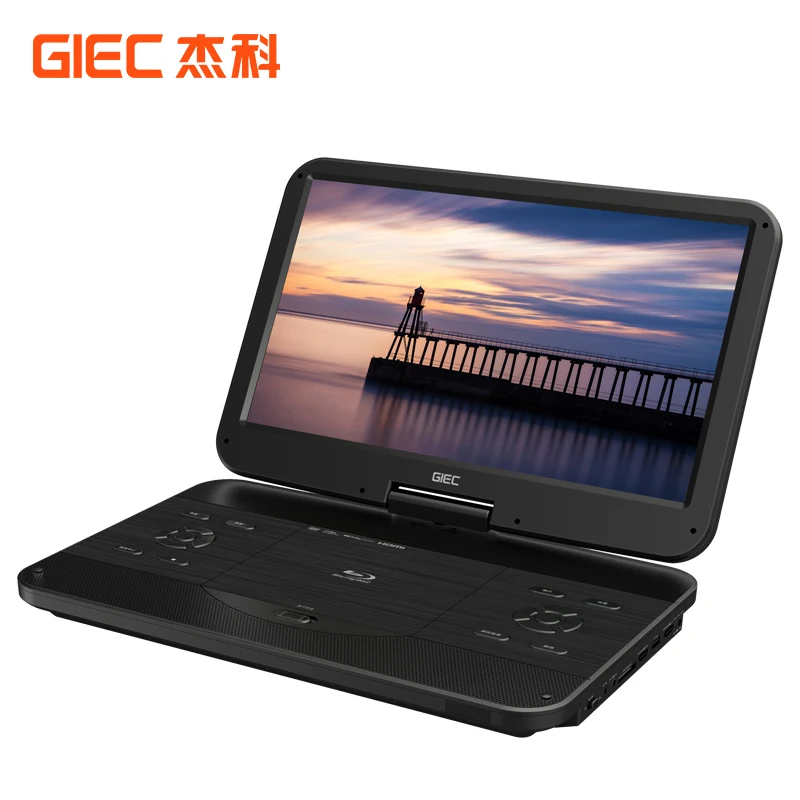 

GIEC G390 Blu ray Player VDV VCD BD1080P High Definition Foldable Portable 15.6-inch Large Screen CD Player