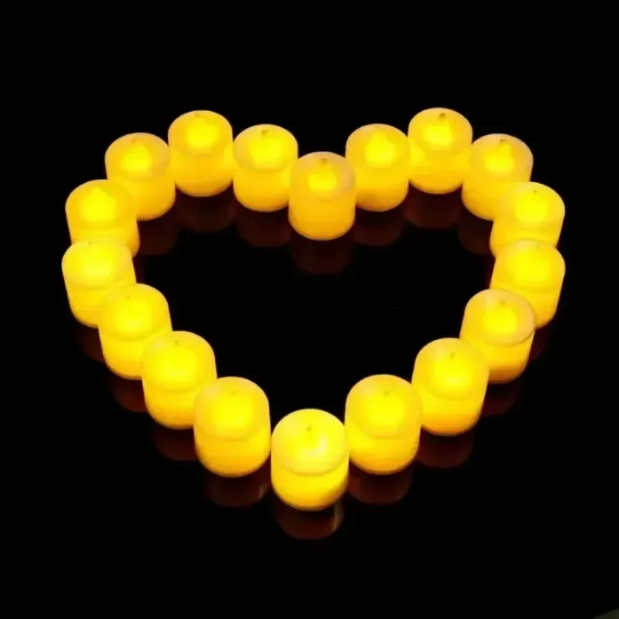 24 Candele LED In Acrilico Con Telecomando - 3 Dimensioni, Fiamma Simulata, Timer E Dimmer, Per Matrimoni E Decorazione Casa