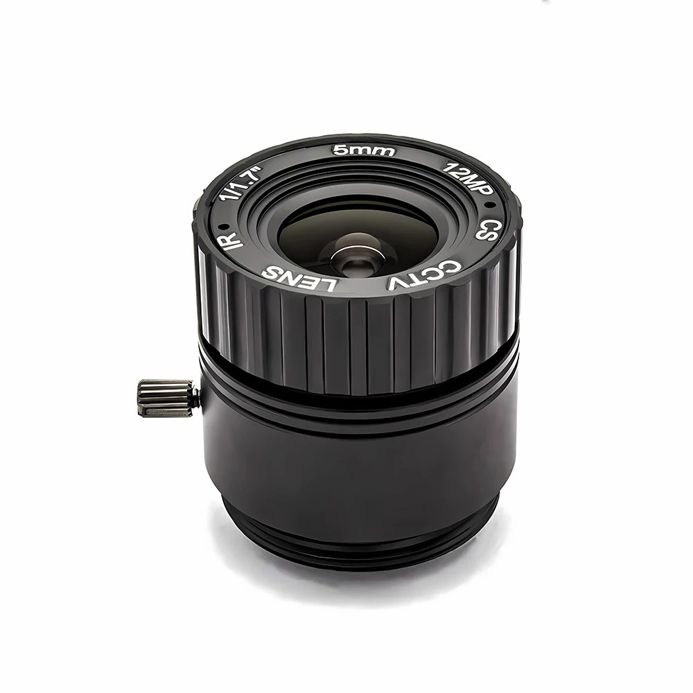 12MP CS Mount CCTV Lens 5mm 87° 1/1.7" Format With Narrowband 650nm Filter For I
