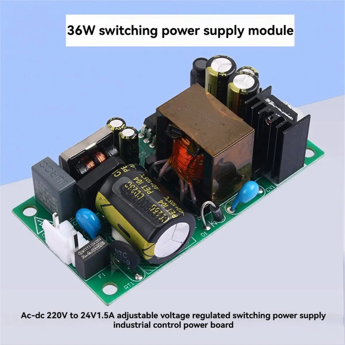 (A23G) AC-DC-DC 스위치 전원 보드 전원 공급 장치 보드 220V 24V 1.5A 스위치 전원 모듈 AC85-264V 36W 전압 조정기