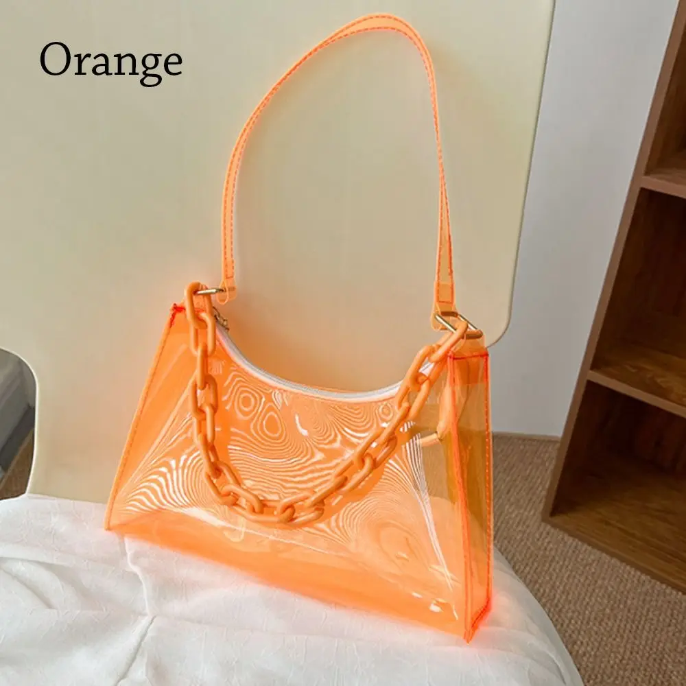 Summer Casual Jelly Shoulder Bag - Chic Underarm Purse Handbag