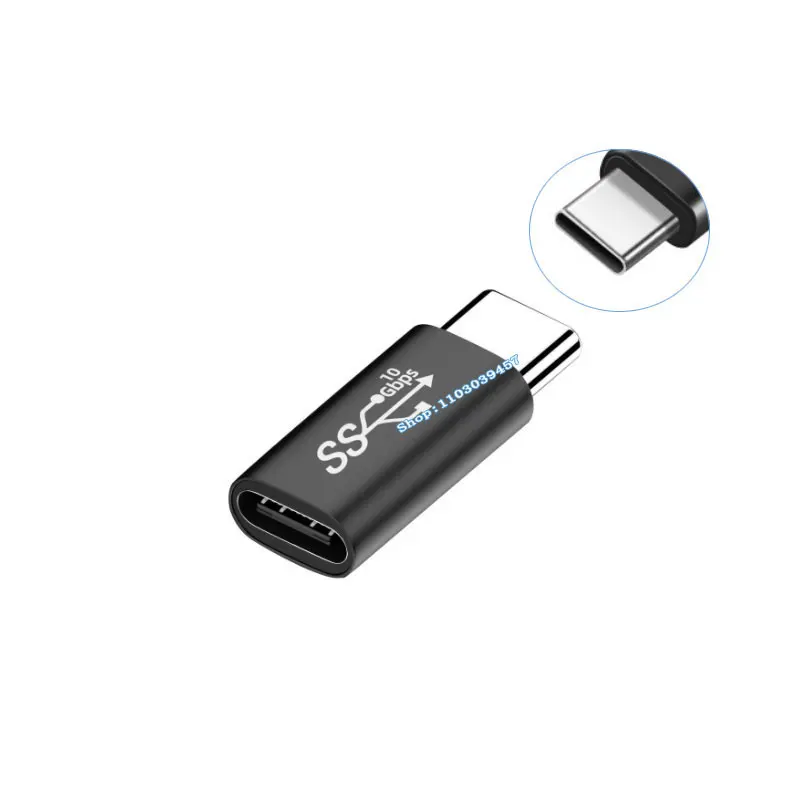 

10GBps GEN2 Type C Male to Female Connector Adapter Usb3.1 Male Female Adapter Connector Type-C Protective head Usb3.1Adaptor MF