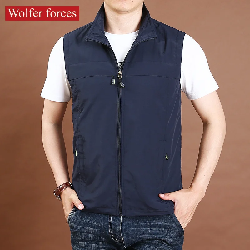 Cardigan Trekking Outdoor Waterproof Unloading Designer Mesh Luxury Fashionable Elegant Bigsize Tools Pocket Casual Custom