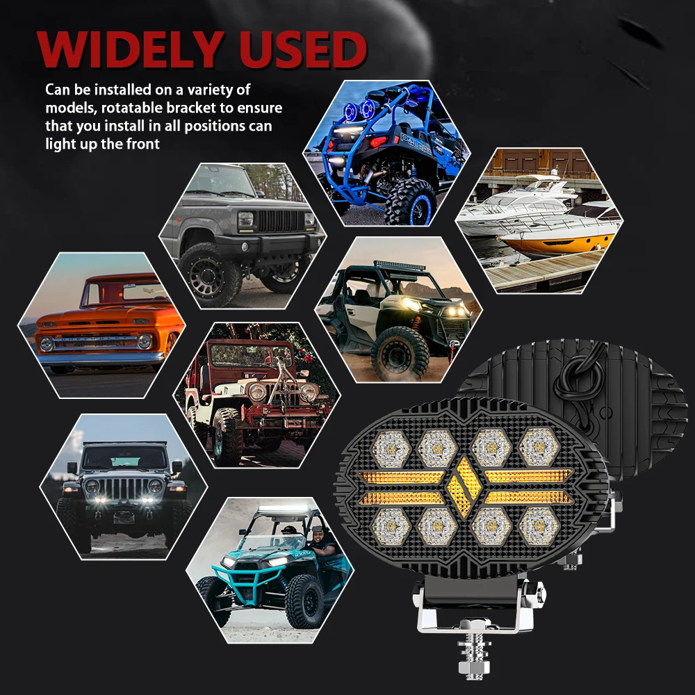 5.5Inch Work Fog Light LED Headlight Light Auto Fog Light Led Light Bar for Moto