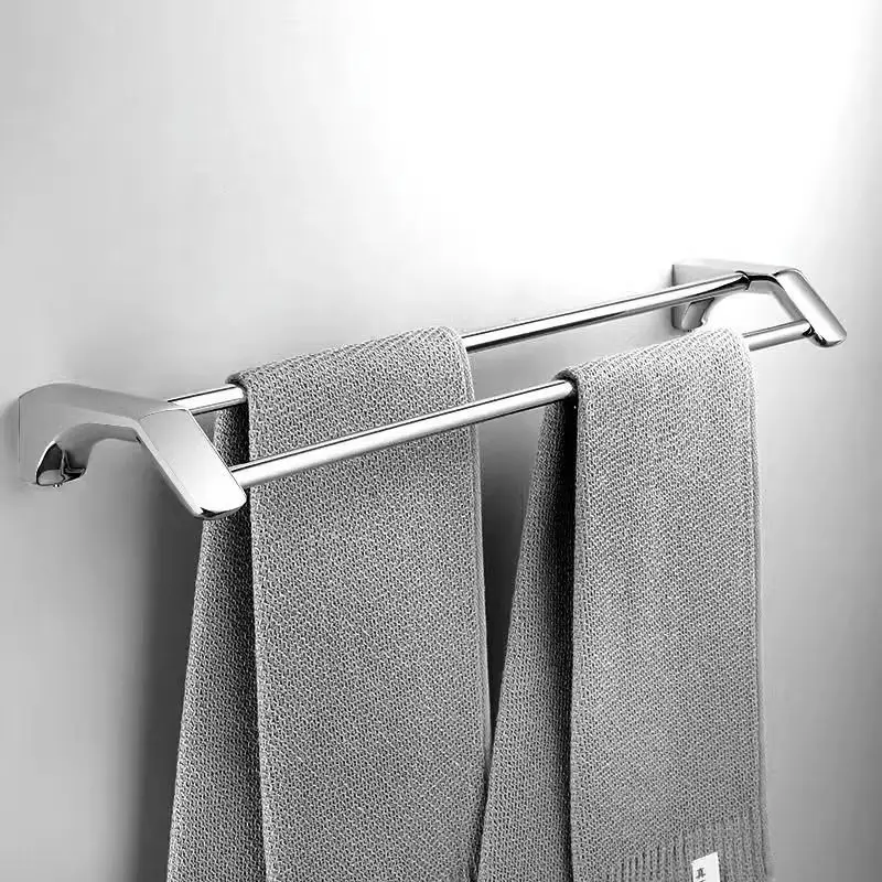 Stainless Steel Bathroom Double Towel Bar
