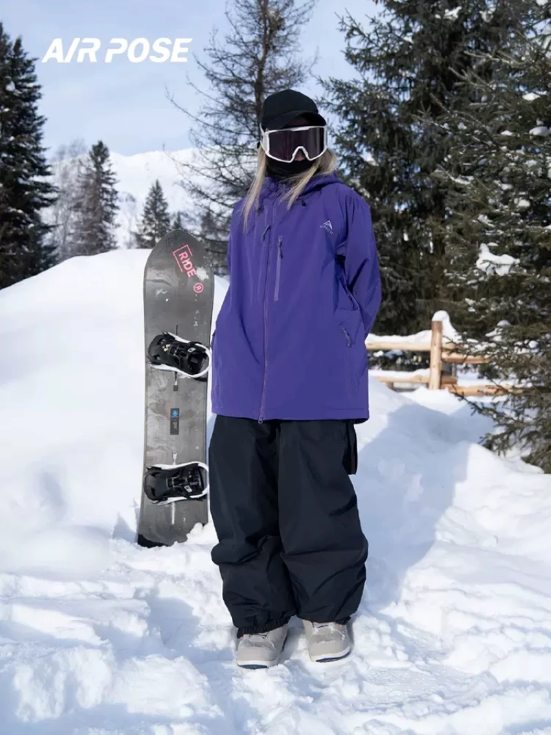 AIRPOSE Ski Suit Set for Men Women Windproof Waterproof Warm