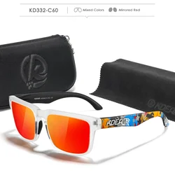 KDEAM Stylish Polarized Photochromic Sunglasses - Unisex Transparent Design with 100+ Color Options (C60)