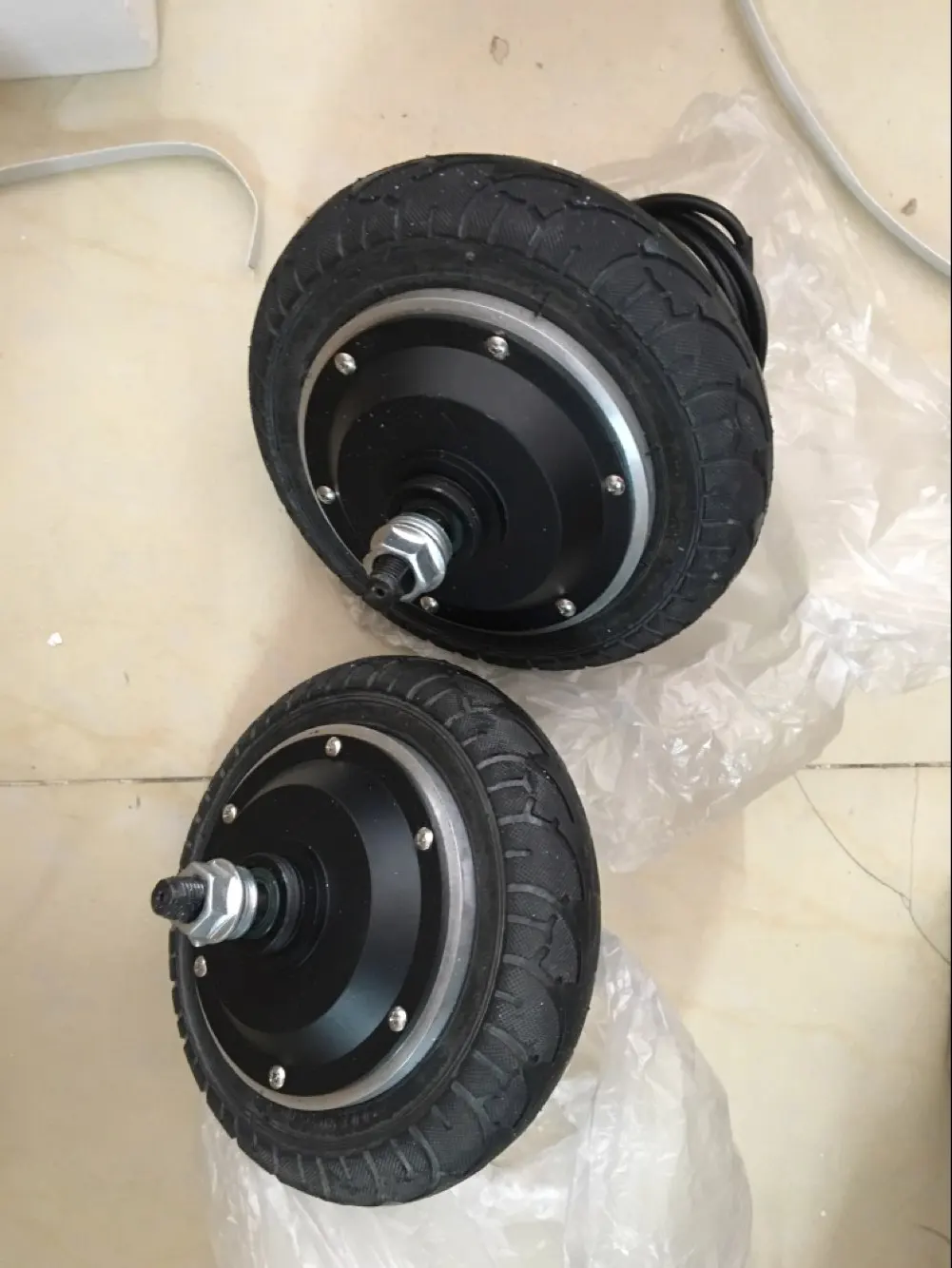 Robot Servo Hub Motor 8 inch Geared Low Speed High Torque Integrate Motor Wheel Programmable BLDC Electric Hub Wheel