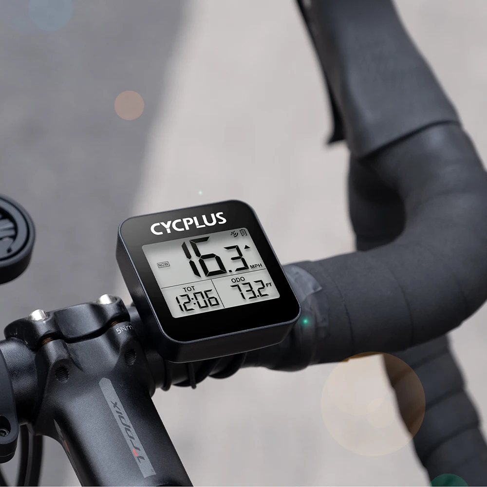 CYCPLUS-Ordinateur de vélo GPS, compteur de vitesse sans fil