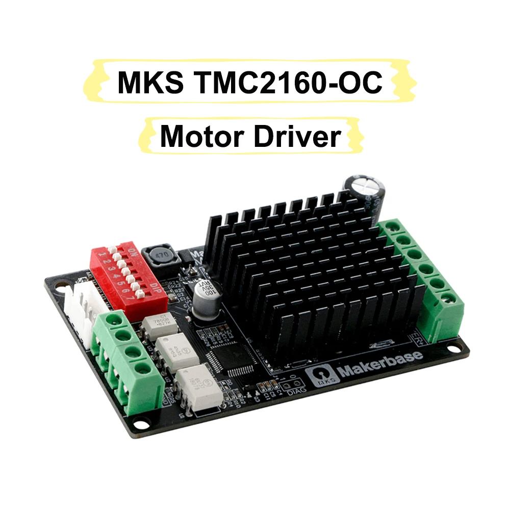 

Makerbase MKS TMC2160-OC Stepper Motor Driver Breakout Drive TMC2160 Stepper Engine Two Phase Hybrid Controller 3D Printer Parts