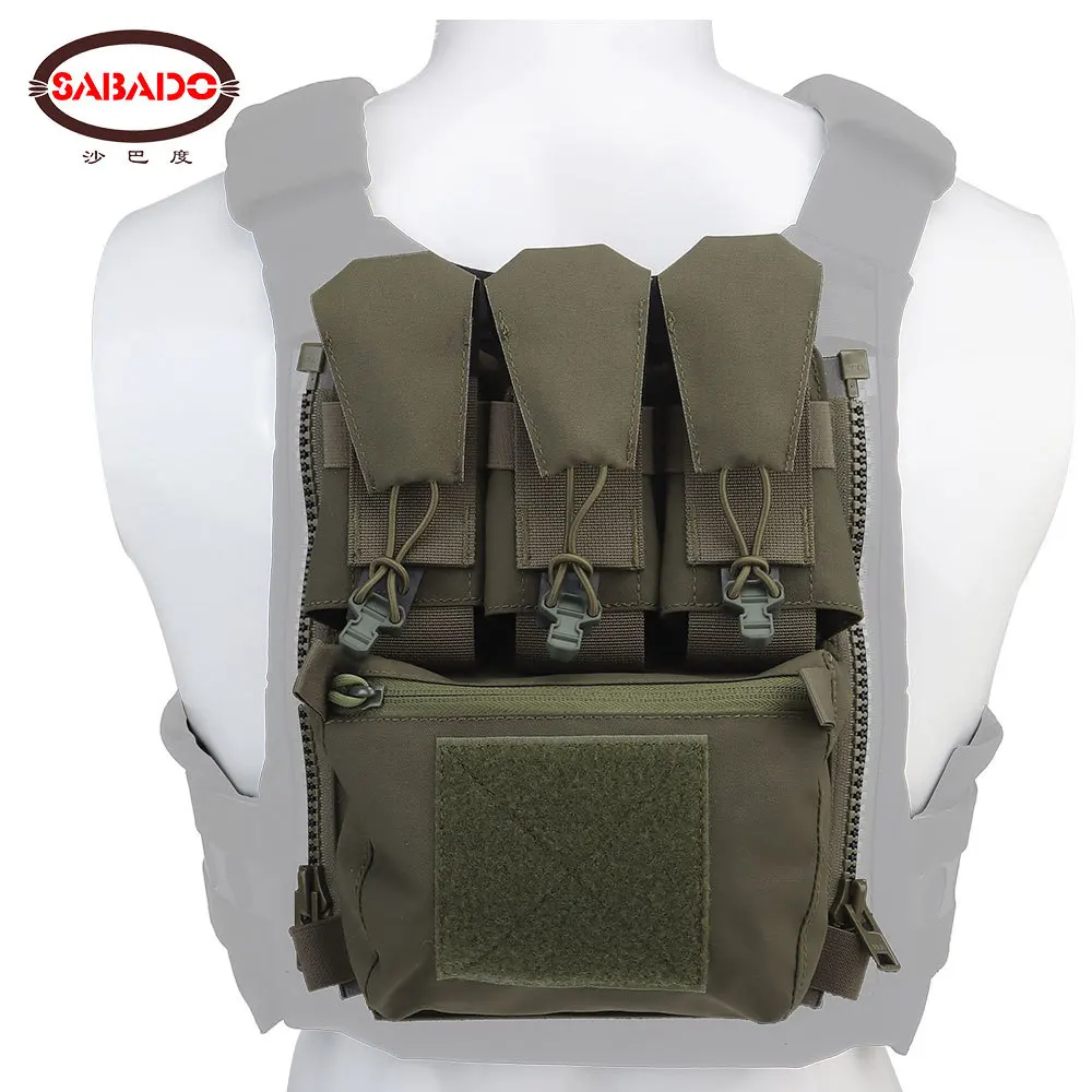 ACEXIER V5 PC Tactique Panneau Banger Pochette Zip-on Multi-fit GP Pocket Retention Flap FCPC Plaque Carrier Assault Chasse Airsoft Vest (BCP
