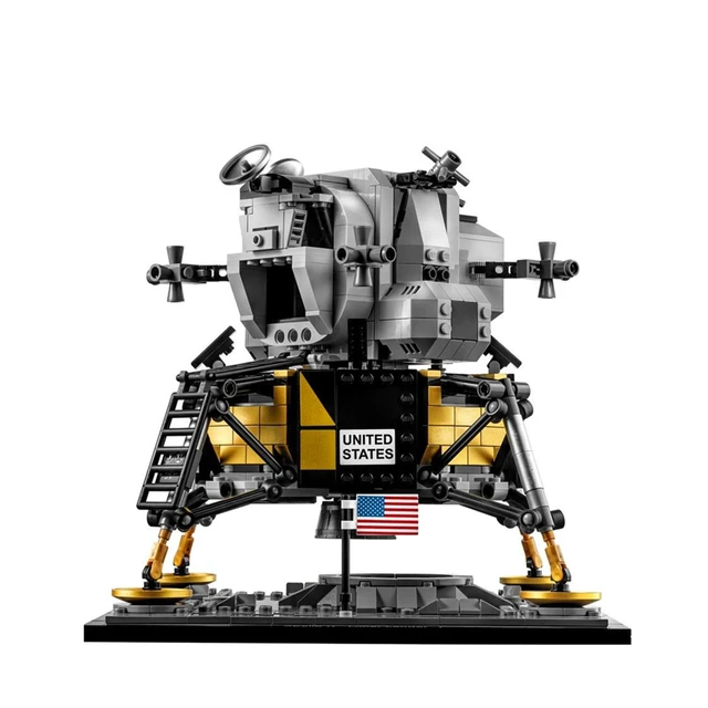 USA Apollo International Space Station 11 Lunar Moudle Lander Technical Discovery Building Block Brick Kid Toy 10266 21321 10283 3