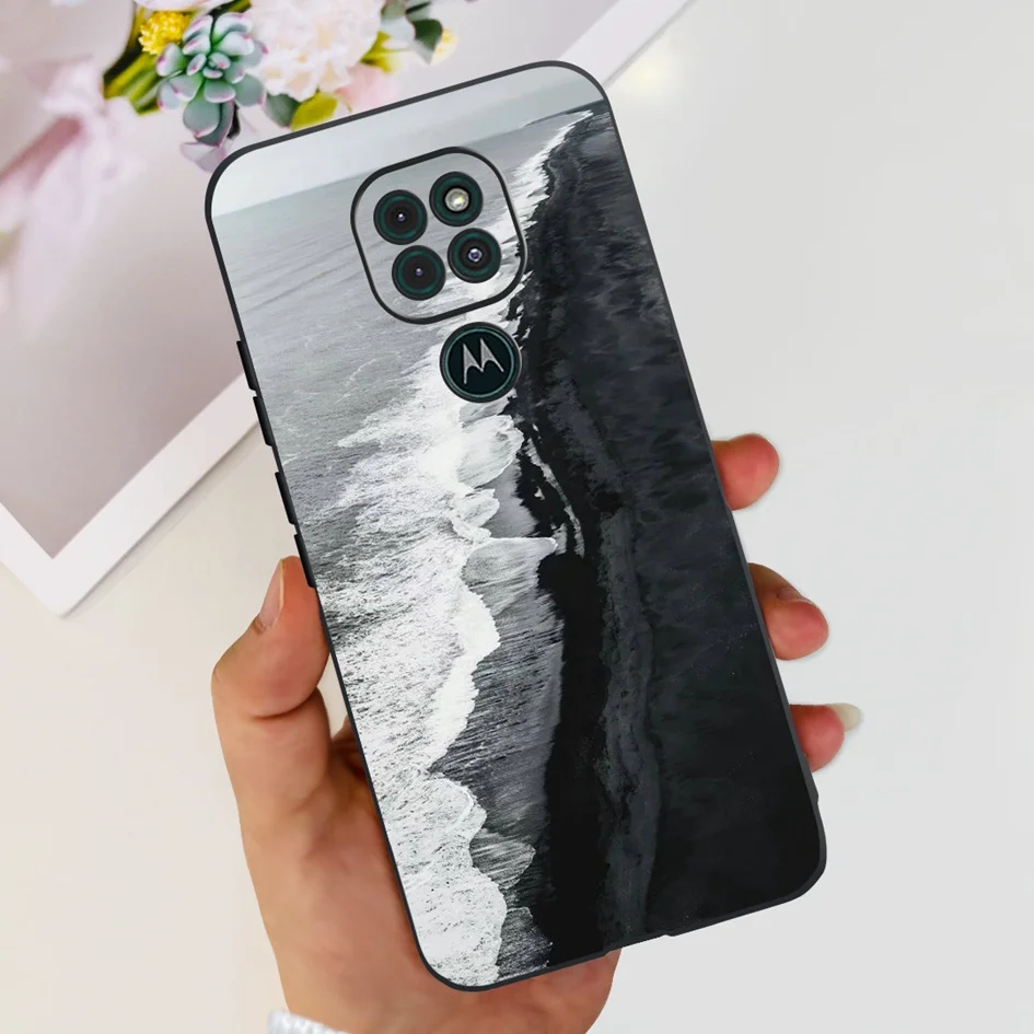 Elegant Flower Soft Silicone Case - Motorola Moto G9 Series