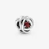 New 925 Sterling Silver January~December Birthstone Eternity Circle Bead Fit Original Pendant Charms Bracelet Bead DIY Jewelry 2