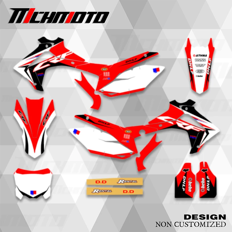 Gráficos MX OEM De Vinilo Para Honda CR / CRF 125 250 450 – Fabricados En Reino Unido Por Zeronine