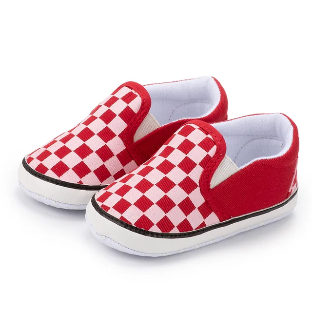 Newborn Baby Shoes Boy Girl Classical Sport Soft Sole PU Leather Multi-Color First Walker Crib Moccasins Casual Sneakers Shoes red