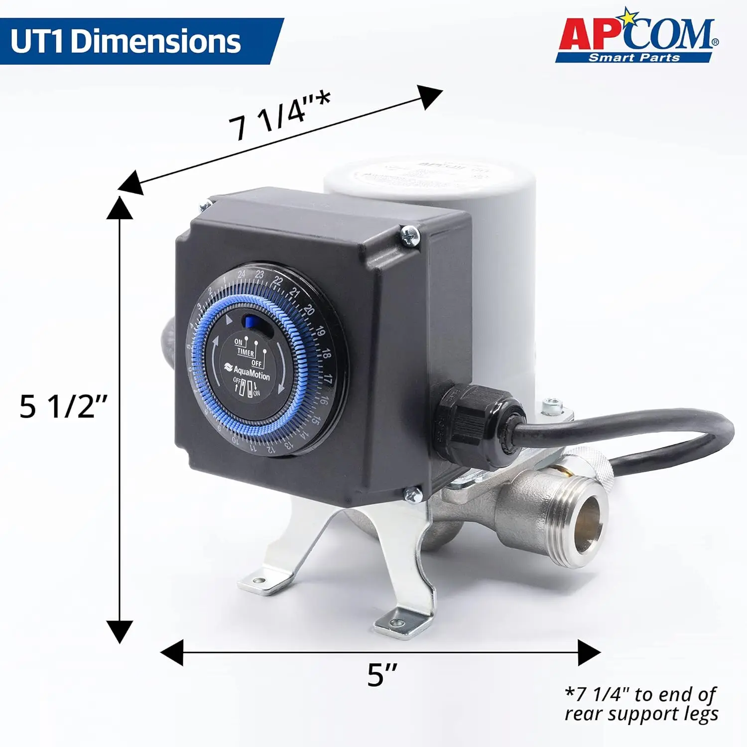 UT1 Hot Water Recirculation Pump For Under Sink - Instant Hot Water Recirculating System For Tank Type Water Heaters 4