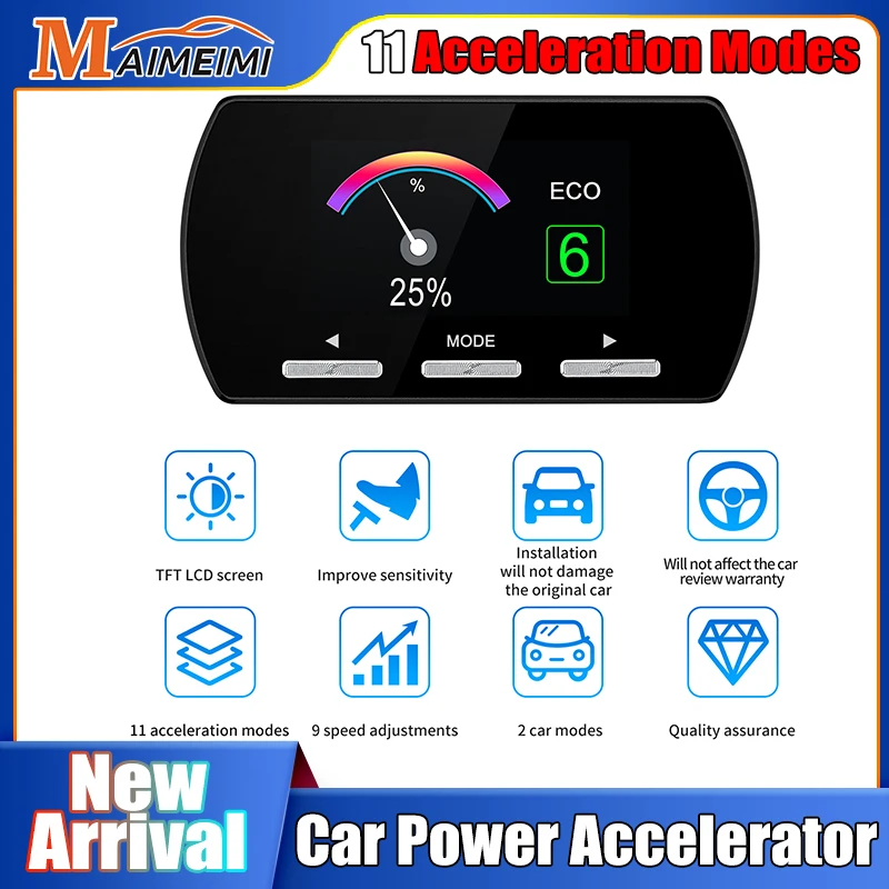 Car Electronic Throttle Controller Accelerator Tuning 9 Drives 5 Modes Racing Accelerator Potent Booster For BMW For Ford Ranger