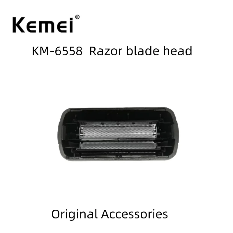 Kemei KM-6558 Razor Replacement Accessories, Blade, Foil, and Cutter Head Set, Genuine Factory-Produced Original Parts.