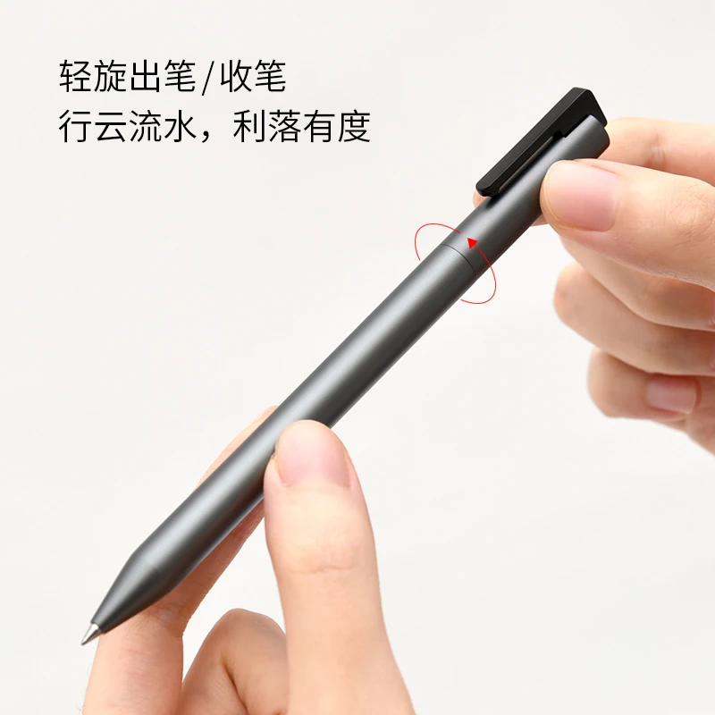 KACO Metal Sign Gel Pen 0.5mm Switzerland Refill Blue/Black/Red ink Signing pens for school Office Ballpoint Pen 3
