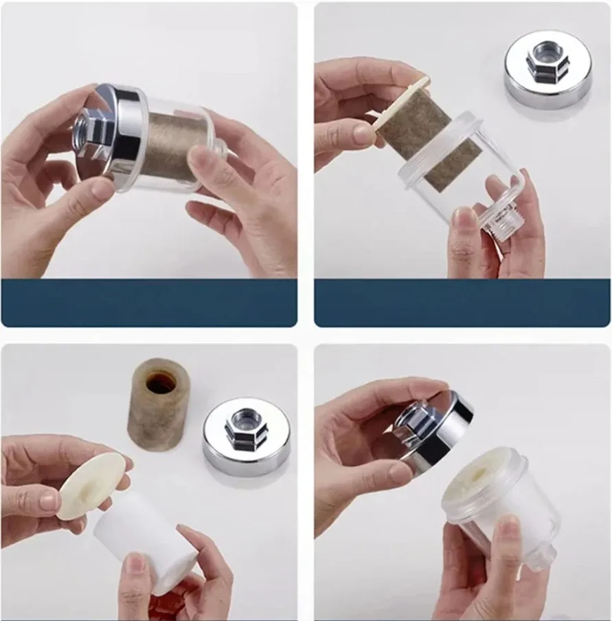 Water Outlet Purifier Kits Universal Faucet Filter Kitchen Bathroom Shower Household Filter PP Cotton High Density